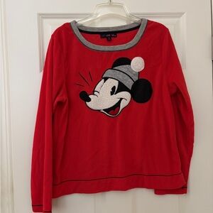 Live Love Disney Mickey Fleece Top, size XL